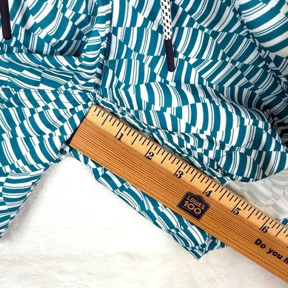 Michael Kors Board Shorts Mens XXL Blue White Pattern Drawstring - Picture 10 of 12